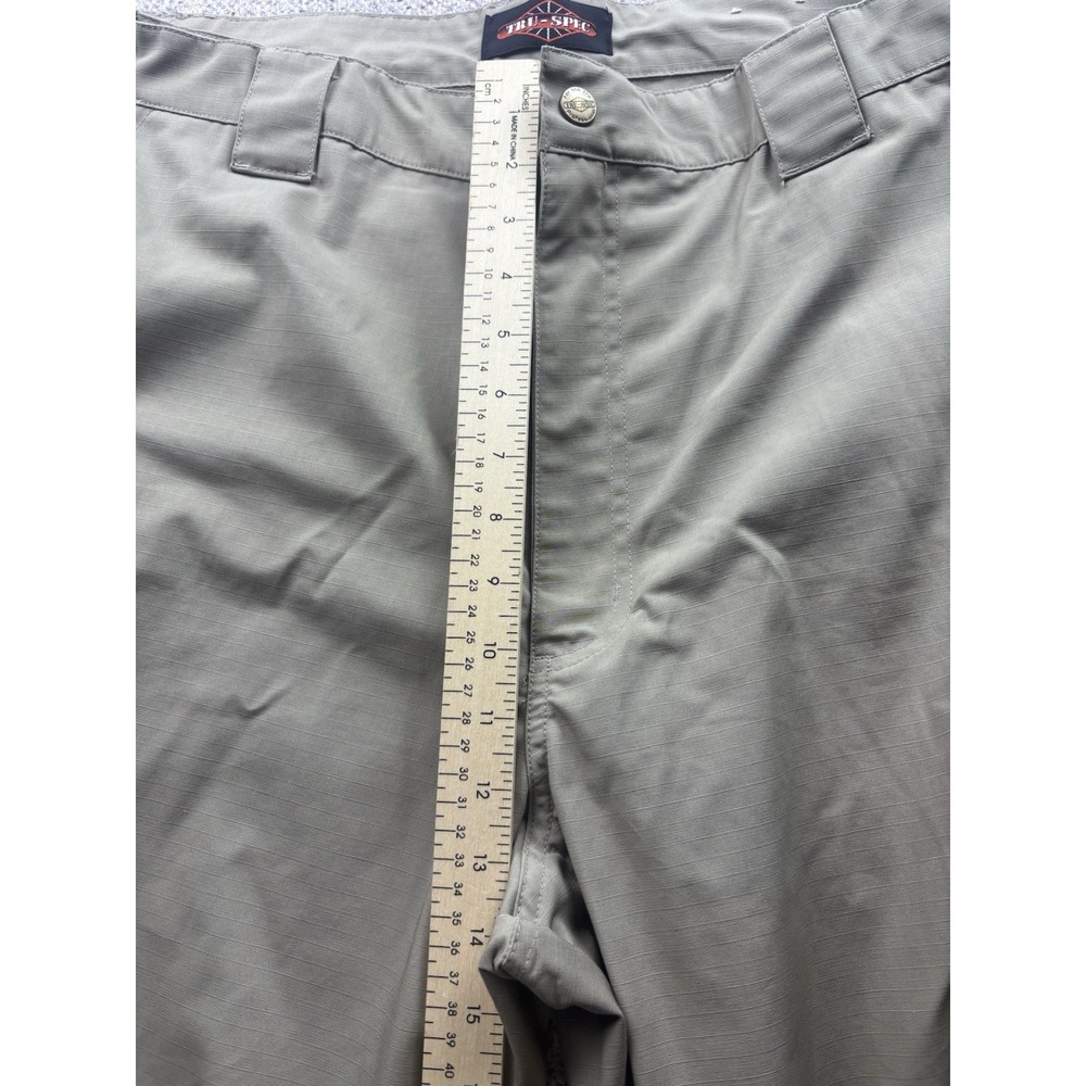 TRU-SPEC Khaki Beige Cargo Pants Mens Size 42 Work Or Play Ripstop - Picture 3 of 8